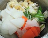 白味噌の具沢山味噌汁♪ほんのり甘くて美味作り方3写真
