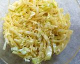 キャベツ・じゃが芋・ニンニクの酢の物♪作り方5写真
