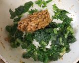 納豆と大根の葉チャーハン作り方3写真