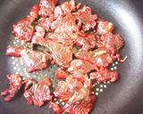 マグロの血合の焼き肉タレ漬け焼き♡作り方3写真
