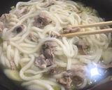 豚とネギの塩うどん作り方3写真