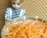 リカちゃん♡人参 椎茸 甘酢入り納豆炒め作り方2写真