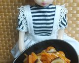 リカちゃん♡人参 椎茸 甘酢入り納豆炒め作り方11写真