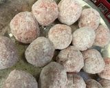 中華肉黒酢風味団子　炸肉丸作り方2写真