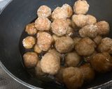中華肉黒酢風味団子　炸肉丸作り方5写真