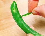 超簡単！絶品スナップエンドウ炒め作り方1写真