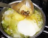 野菜たっぷりキャベツとたまご食べる味噌汁作り方6写真