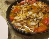 えびとエリンギのアヒージョ作り方8写真