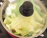 白菜と豚バラ肉のミルフィーユ風鍋作り方8写真