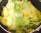 白菜と豚バラ肉のミルフィーユ風鍋作り方9写真