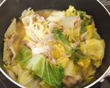 白菜と豚バラ肉のミルフィーユ風鍋作り方10写真