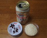 非常食★やきとり缶で鶏めし　アルミ缶炊飯作り方1写真