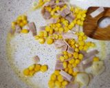 ベーコン、コーンのガーリックライス♪作り方4写真