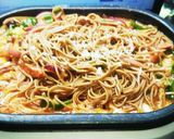 鉄板ナポリ蕎麦（血管ダイエット1464）作り方2写真