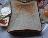 フライパンde厚切りトースト♪作り方1写真