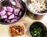 残り生姜焼きの根菜サラダ作り方3写真