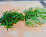 簡単！水菜と人参のなんちゃって白和え作り方5写真