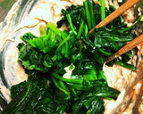 ほうれん草と春玉ねぎのぬた風作り方4写真