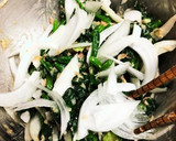 ほうれん草と春玉ねぎのぬた風作り方5写真