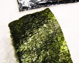 料理中のお肉で、お握り作り方4写真