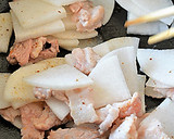 減塩！薄切り大根と豚バラ肉の炒め煮♪作り方2写真