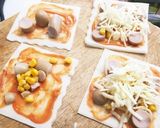 春巻きの皮de!?超簡単パリパリピザ！作り方4写真