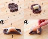 バナナまるごと♡生チョコバナナ大福作り方8写真
