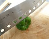 本当に無駄のないピーマンの切り方作り方1写真