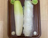 人参的に上下カット☆大根長持ち保存法作り方19写真