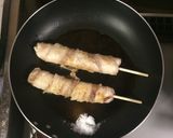 超簡単☆屋台の味♫秋田きりたんぽ肉巻き棒作り方4写真