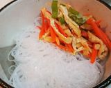 塩チャーシューの彩り辛味麺作り方7写真