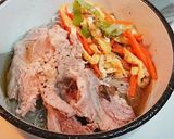 塩チャーシューの彩り辛味麺作り方9写真