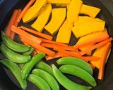 お弁当にぴったり♪野菜の肉焼き☆作り方1写真