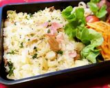なめ茸inのガリバタ炒飯♡*｡ﾟ作り方10写真