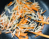 常備菜　お弁当に！ひじきとごぼうの金平風作り方5写真