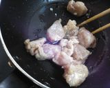 鶏とじゃが芋、ピーマン炒め作り方3写真
