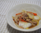 白菜と豚ひき肉の中華あん炒め！すぐできる作り方7写真