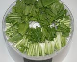 乾燥小松菜と牛こまのペペロンチーノ炒め作り方1写真