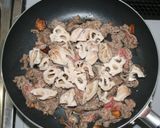 乾燥小松菜と牛こまのペペロンチーノ炒め作り方17写真