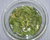 乾燥小松菜と牛こまのペペロンチーノ炒め作り方8写真