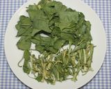 乾燥小松菜と牛こまのペペロンチーノ炒め作り方7写真