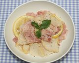 切り干し大根とベーコンのレモンバター蒸し作り方12写真