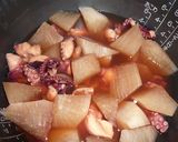 ☆-炊飯器で-☆ タコと大根の煮物作り方3写真