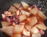 ☆-炊飯器で-☆　タコと大根の煮物作り方3写真