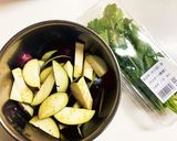 簡単♪パクチーとなすのエスニック風炒め作り方1写真
