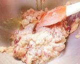 鶏つくねの照り焼き 卵の黄身添え作り方2写真