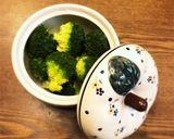 りんごポットで簡単美味蒸しブロッコリー作り方5写真