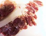 ご飯が進む♪鶏肉とニンニクの芽の味噌炒め作り方1写真