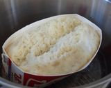 非常食★蒸しパン「バナナ」　牛乳パックで作り方7写真