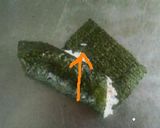 胡瓜、カニカマ、シーチキンの巻き巻き寿司作り方6写真